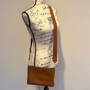 Tory Burch Tan Leather Crossbody Bag